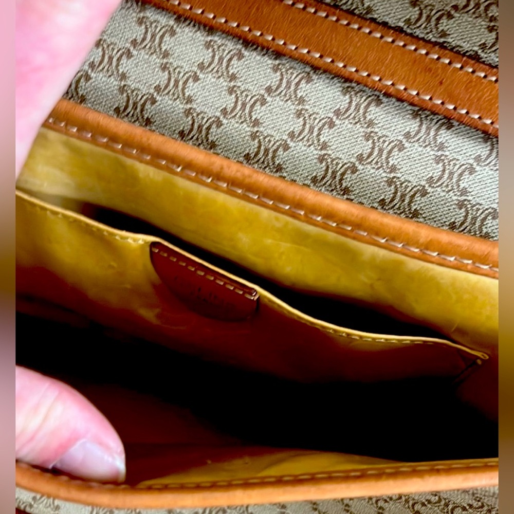 Celine  macadam Beige and Brown Crossbody Bag with Wallet - Picture 4 of 13